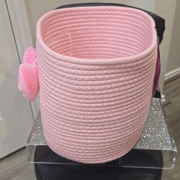 Hello Kitty Bow Rope Decorative Storage Bin- Pink - Picture 13 of 16